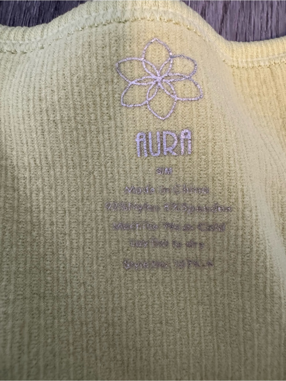 Aura Ribbed Racerback Tank Top - Picture 2 of 3